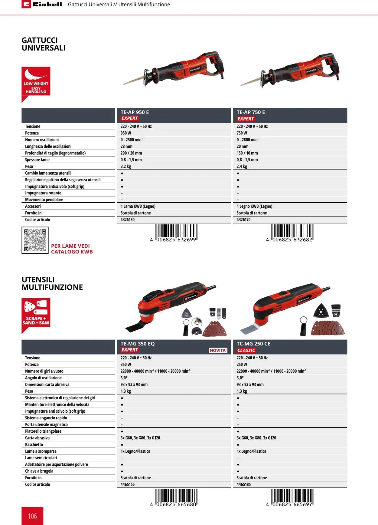 Einhell da 17 giugno a 17 dicembre di 2025 - Pagina del volantino 106