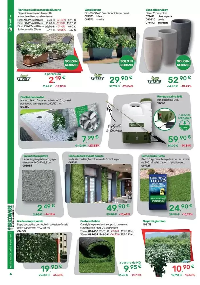 E primavera! Da noi sbocciano le idee per il tuo giardino da 13 marzo a 13 aprile di 2025 - Pagina del volantino 4