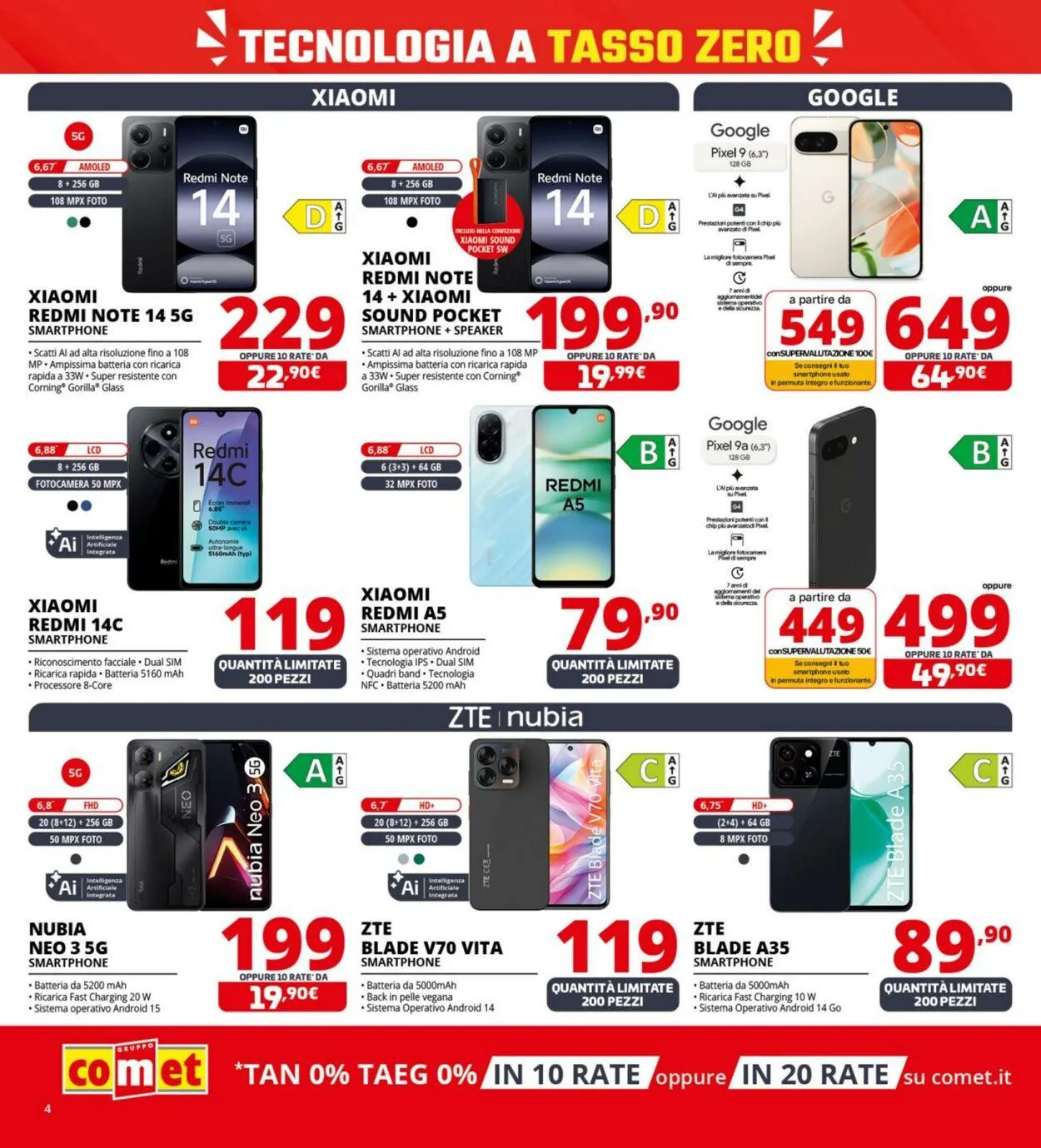 Comet Volantino attuale da 16 luglio a 31 luglio di 2025 - Pagina del volantino 4