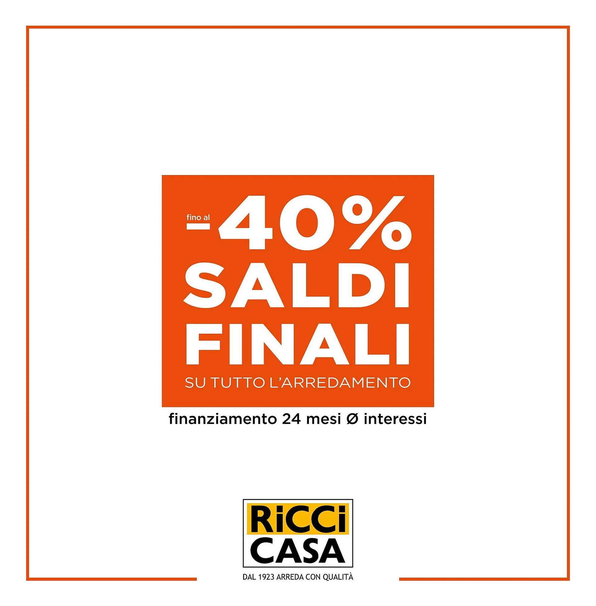 Volantino Ricci Casa da 29 gennaio a 25 febbraio di 2024 - Pagina del volantino 