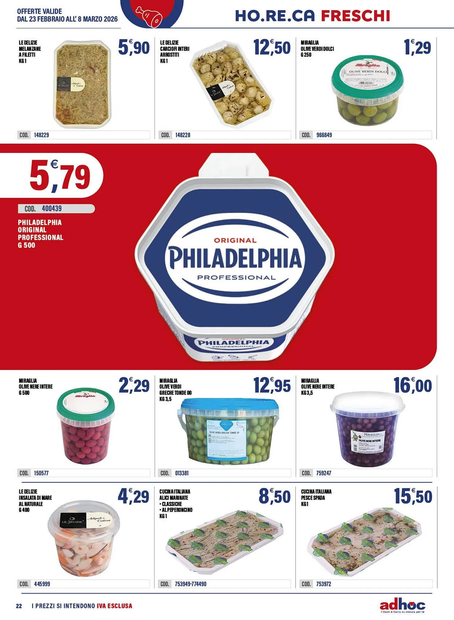 Volantino Adhoc da 23 febbraio a 8 marzo di 2026 - Pagina del volantino 22
