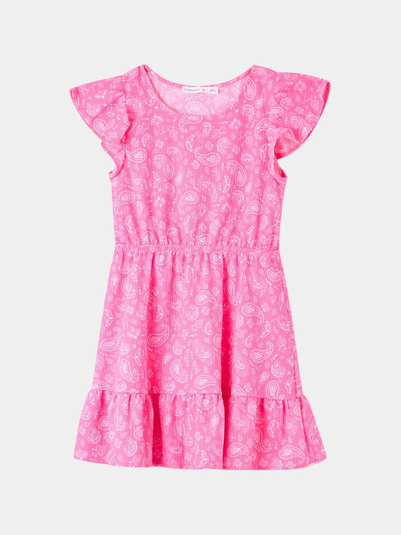 Vestito fantasia bandana Var rosa fluo chiaro