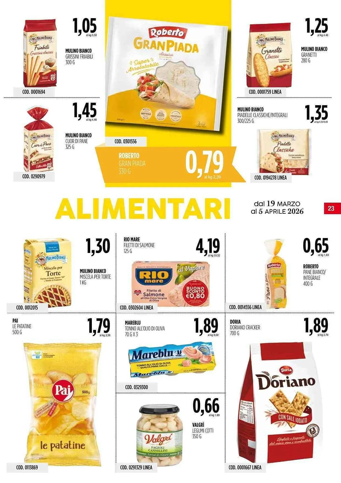 Volantino Carico Cash & Carry da 19 marzo a 5 aprile di 2026 - Pagina del volantino 23