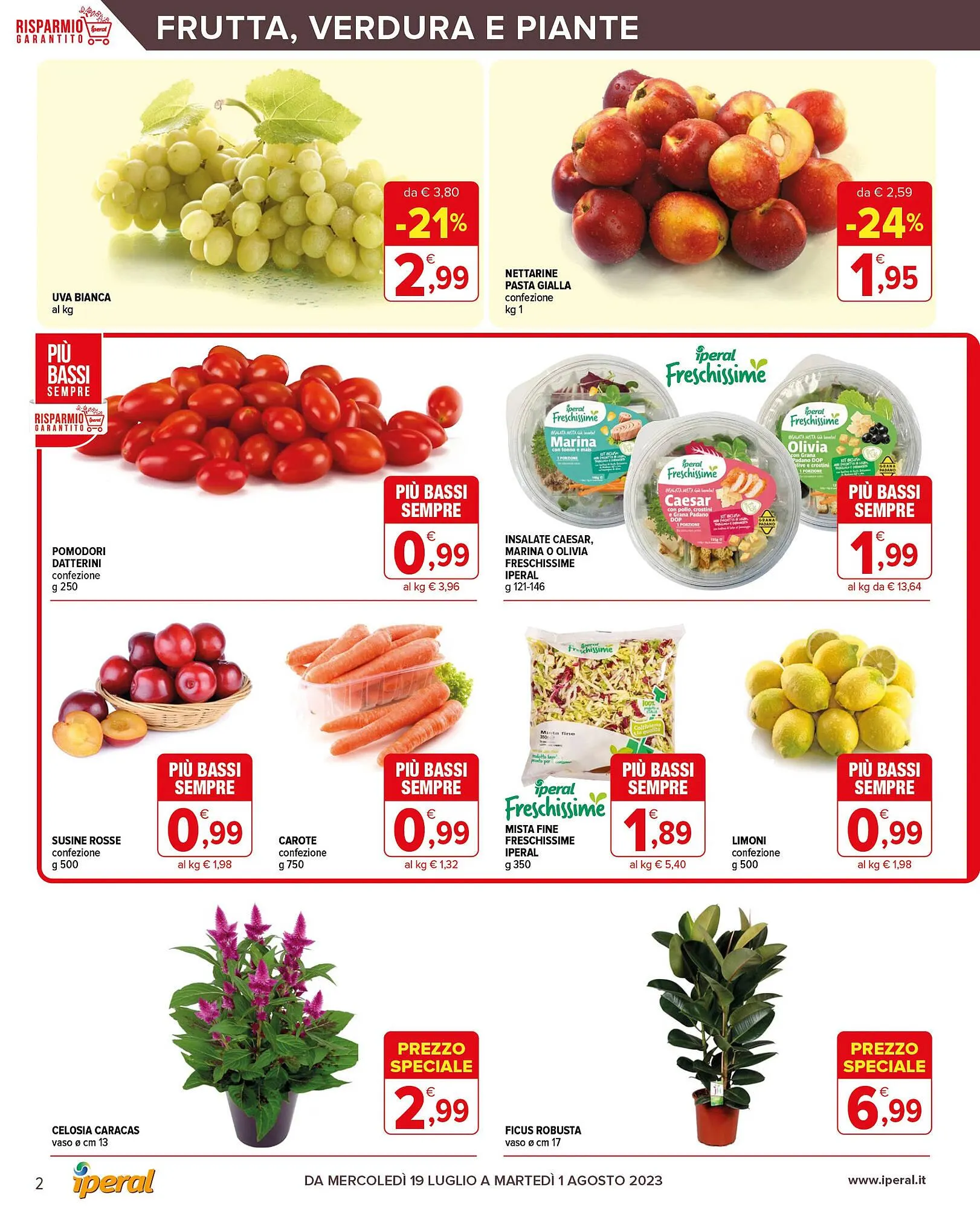 Volantino Iperal da 19 luglio a 1 agosto di 2023 - Pagina del volantino 2