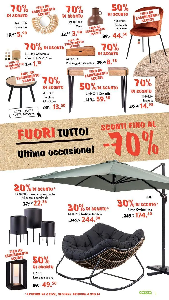 Sconti fino al 70% da 15 luglio a 28 luglio di 2024 - Pagina del volantino 5