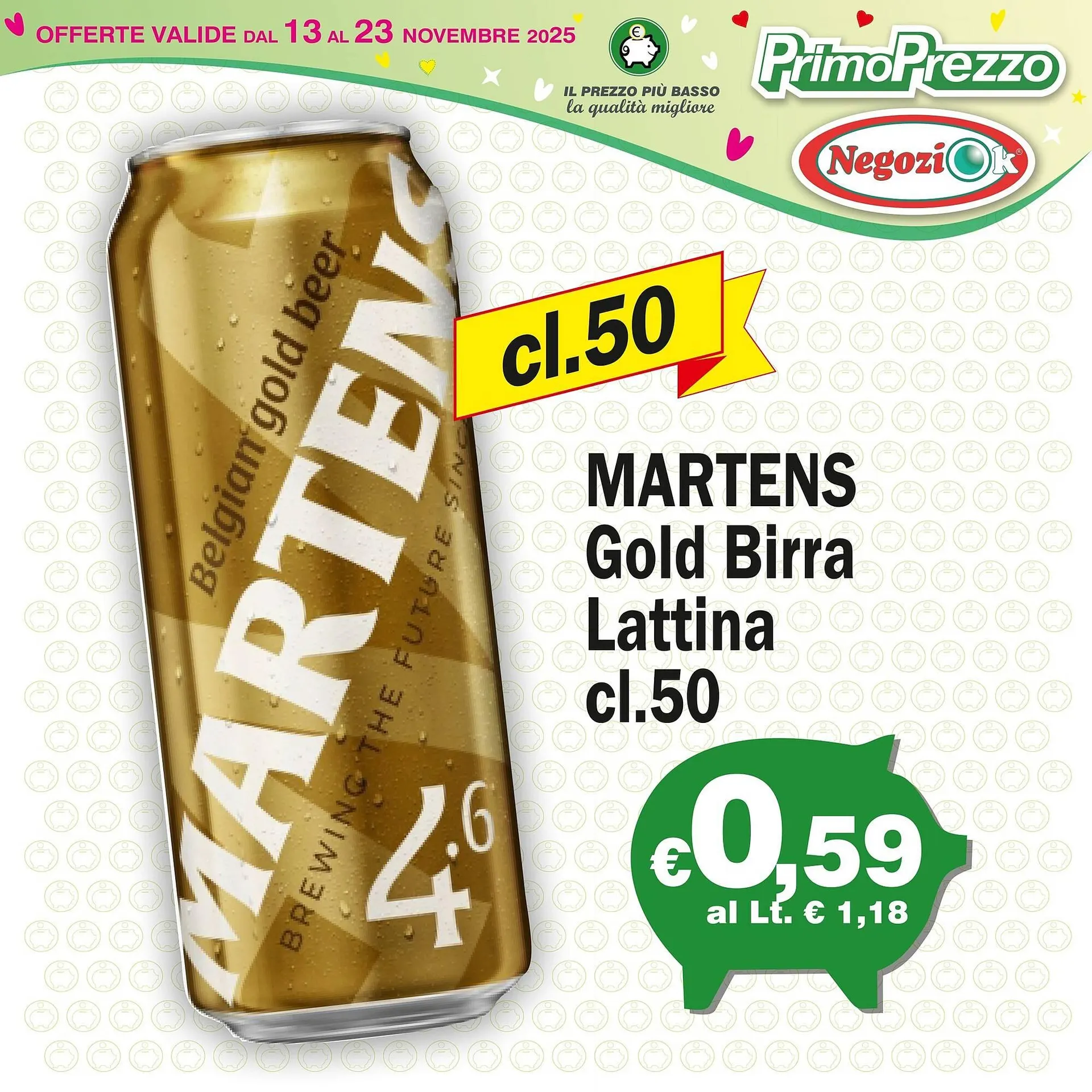 Volantino Primo Prezzo da 13 novembre a 23 novembre di 2025 - Pagina del volantino 1