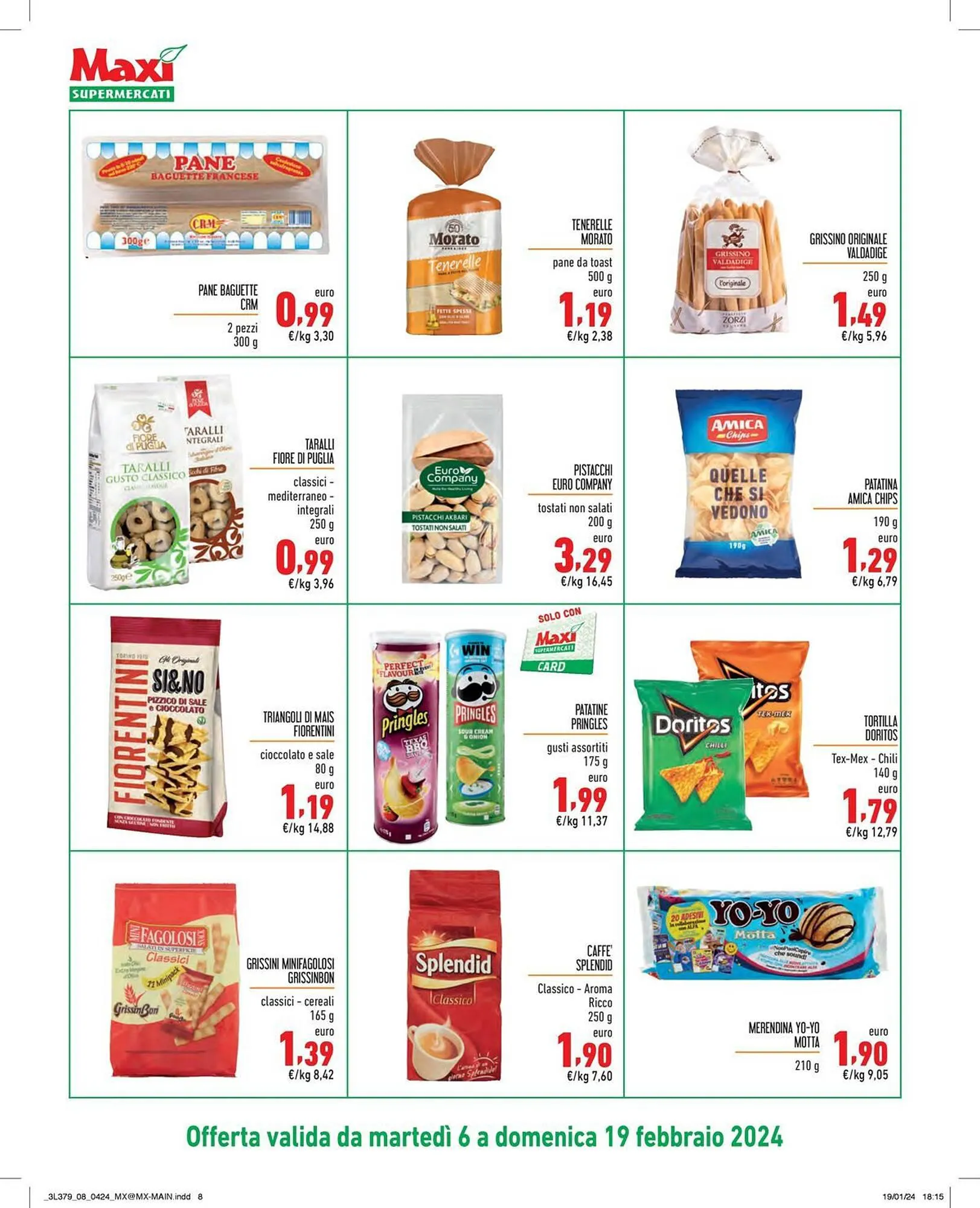 Volantino Maxi Supermercati da 6 febbraio a 19 febbraio di 2024 - Pagina del volantino 8
