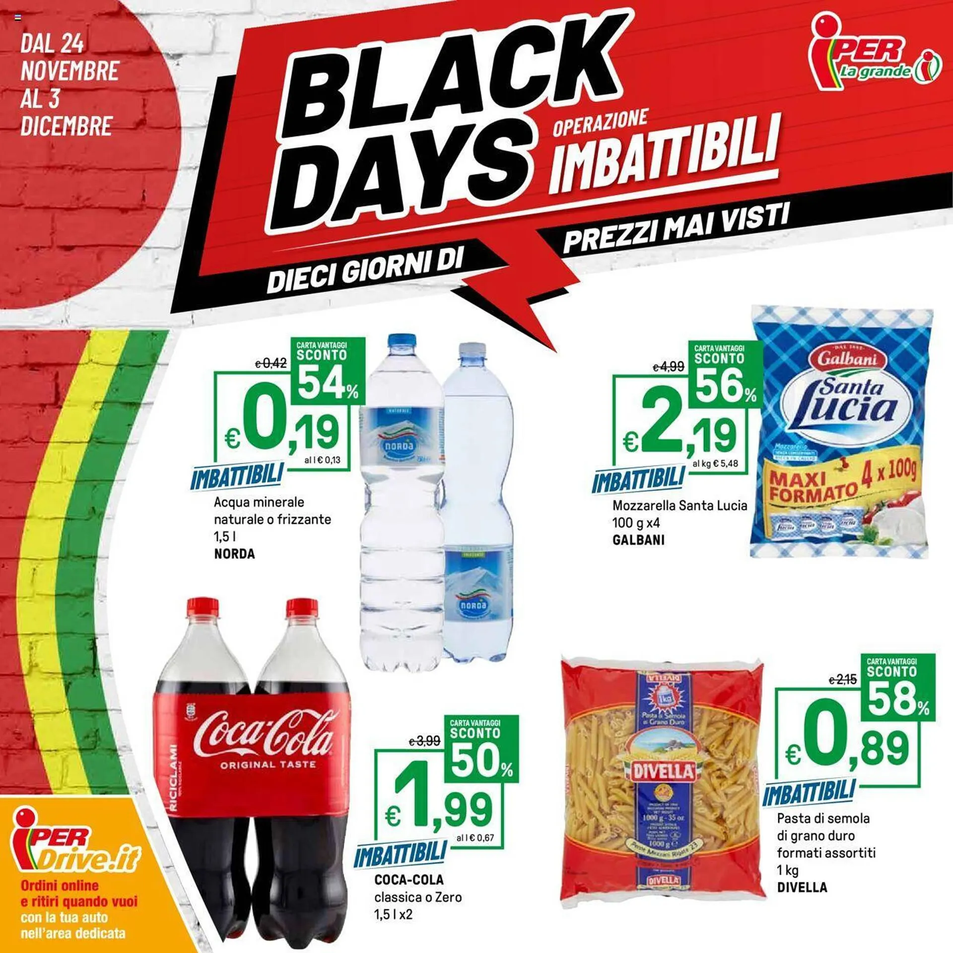 Volantino Iper La Grande da 24 novembre a 3 dicembre di 2023 - Pagina del volantino 1