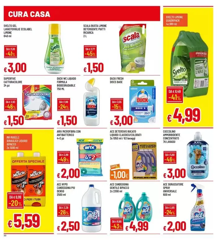 TANTI PRODOTTI DA 0,50 A 3 EURO da 6 febbraio a 19 febbraio di 2025 - Pagina del volantino 22