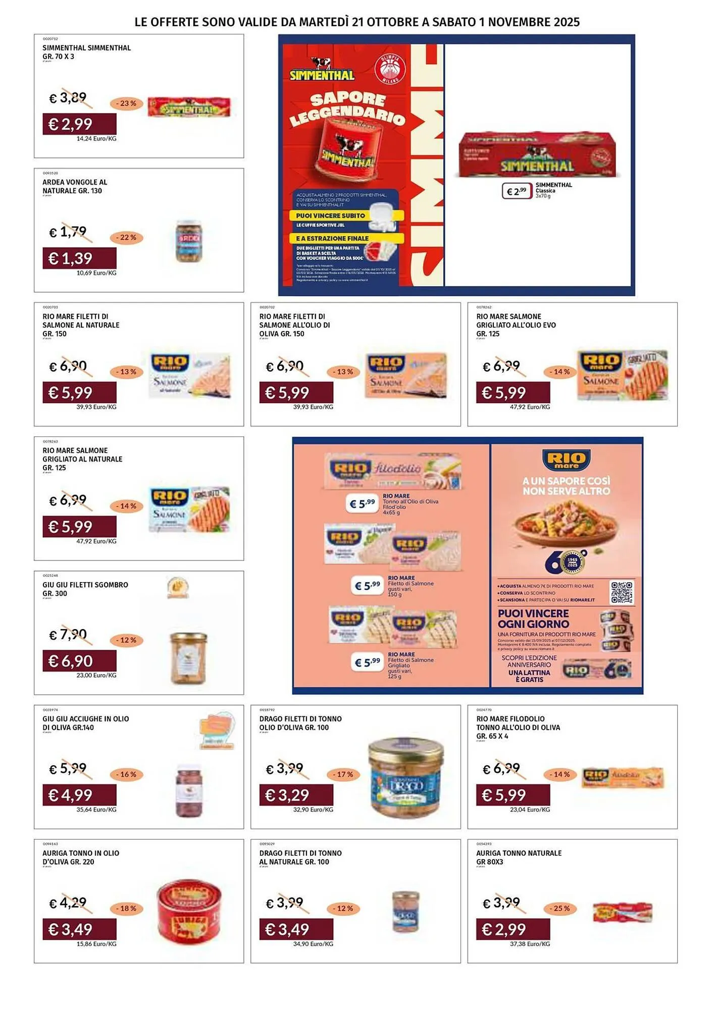 Volantino Prezzemolo e Vitale da 21 ottobre a 1 novembre di 2025 - Pagina del volantino 26