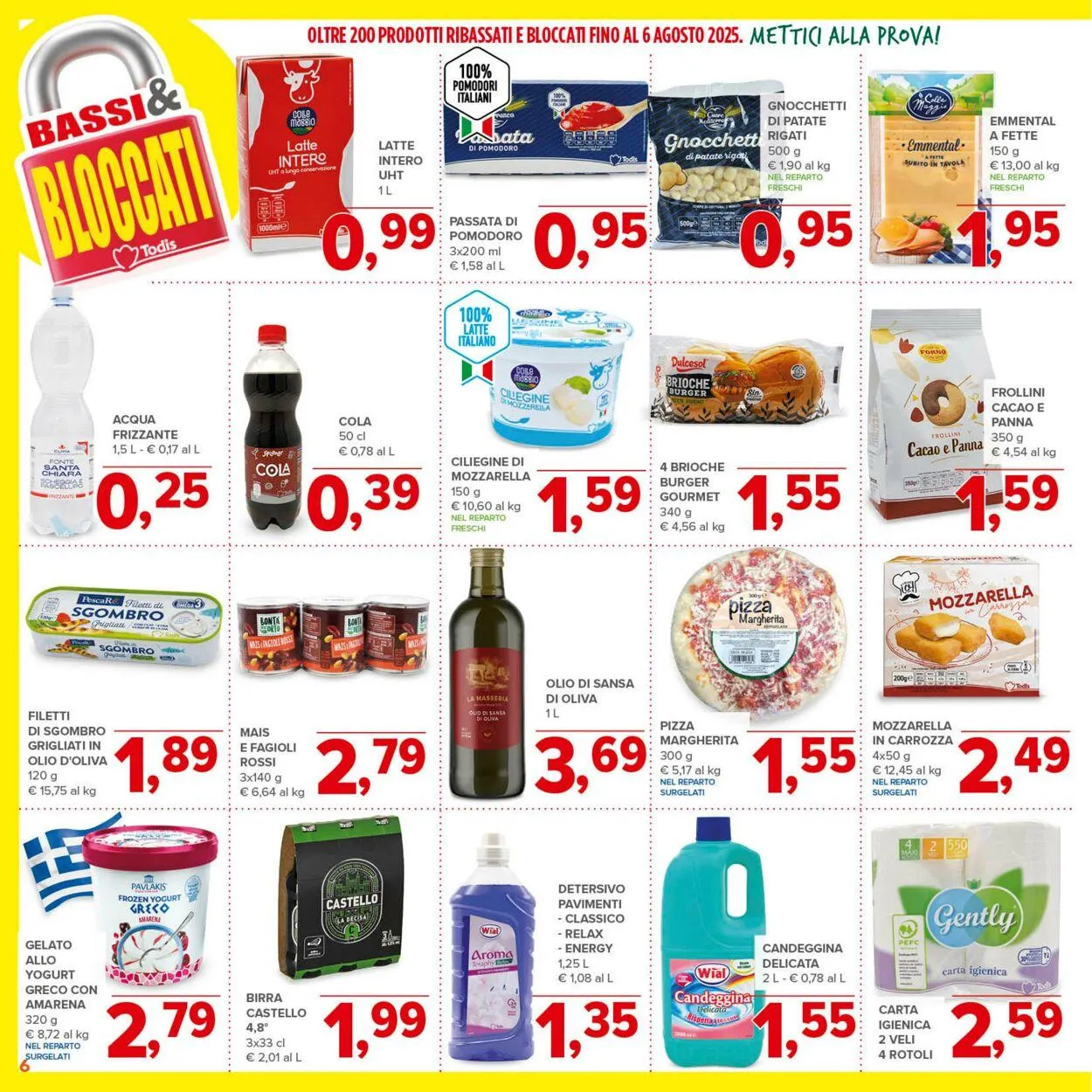 Todis Volantino attuale da 6 agosto a 20 agosto di 2025 - Pagina del volantino 6