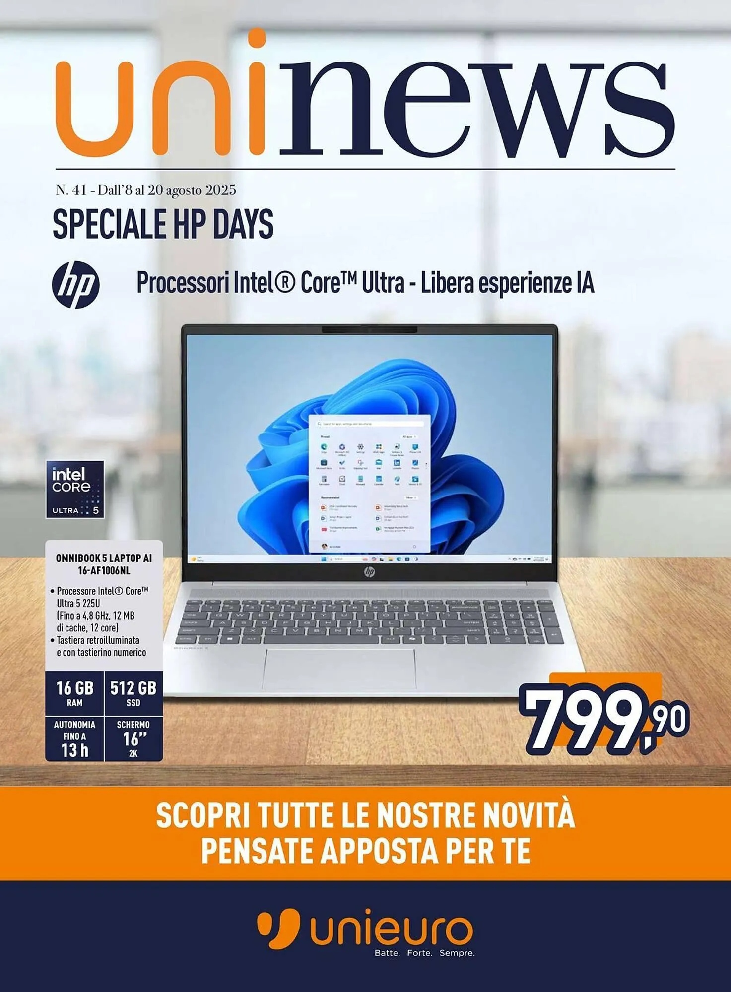 Volantino Unieuro da 8 agosto a 20 agosto di 2025 - Pagina del volantino 1