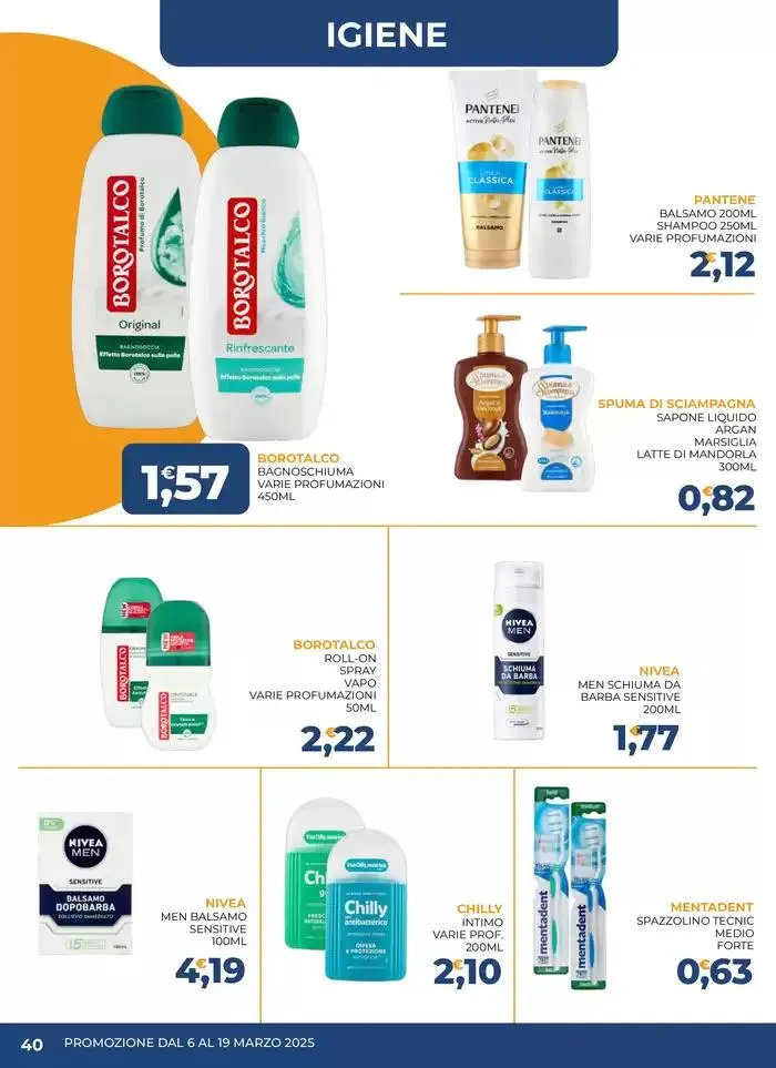 Promozione dal 6 al 19 marzo da 6 marzo a 19 marzo di 2025 - Pagina del volantino 40