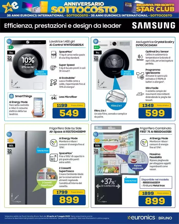 Anniversario sottocosto da 23 aprile a 7 maggio di 2025 - Pagina del volantino 20