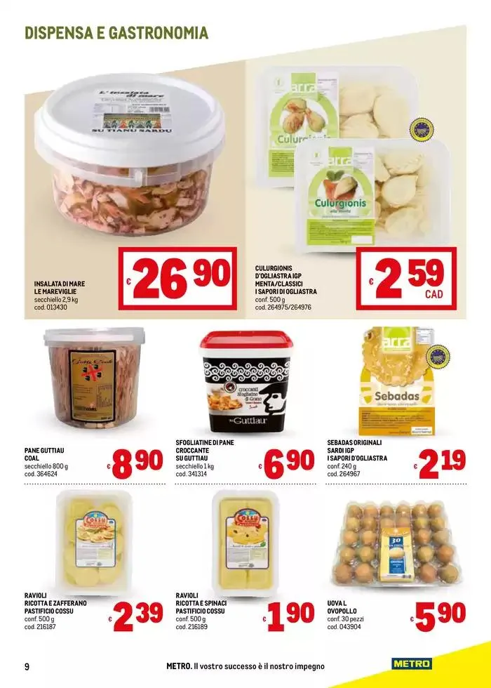 Sapori d'Italia -Sardegna da 10 aprile a 30 aprile di 2025 - Pagina del volantino 9