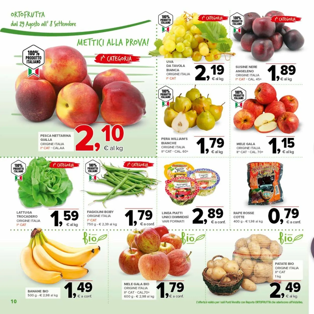 Todis Volantino attuale da 4 settembre a 18 settembre di 2024 - Pagina del volantino 10