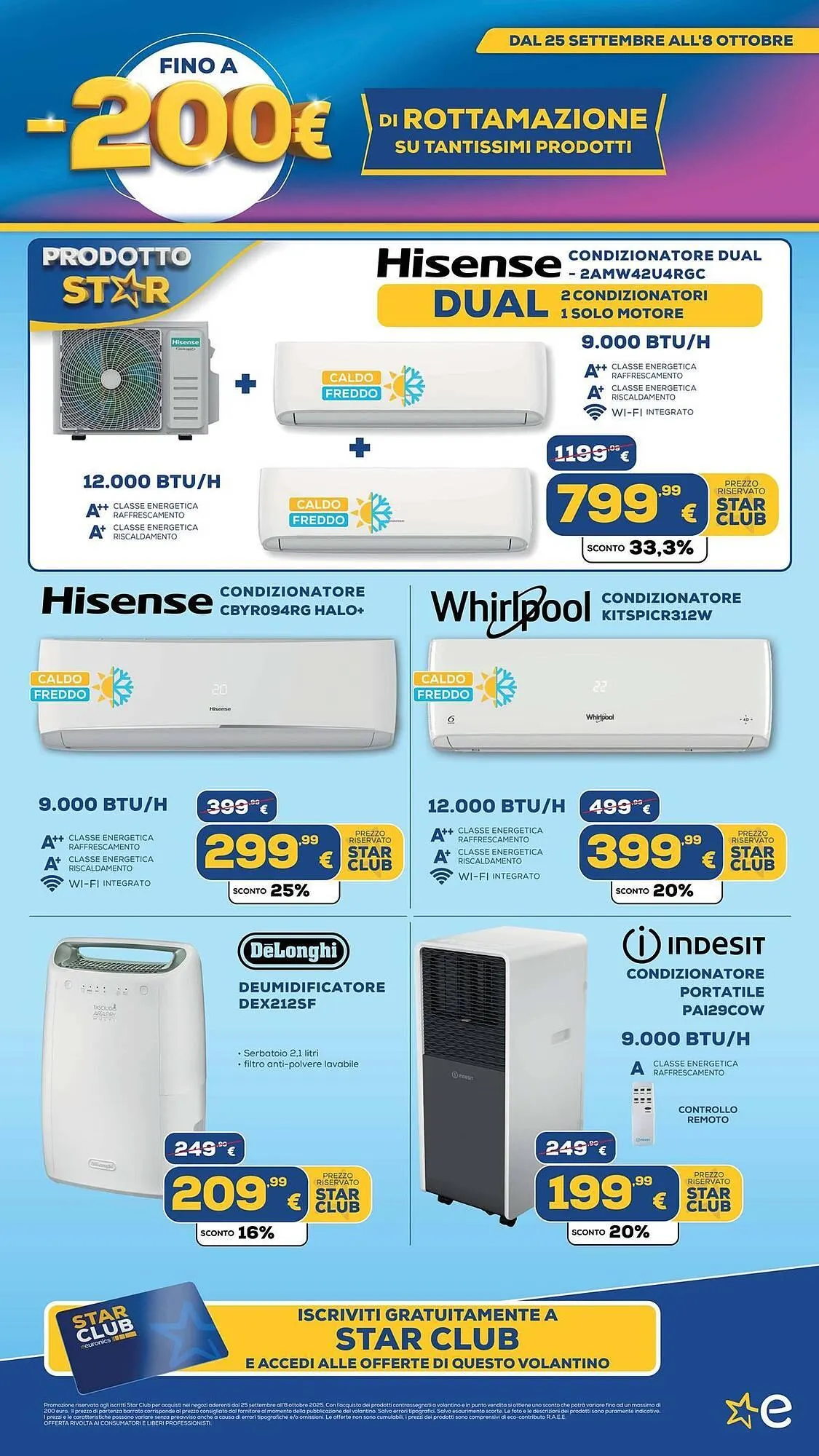 Volantino Euronics da 26 settembre a 8 ottobre di 2025 - Pagina del volantino 9