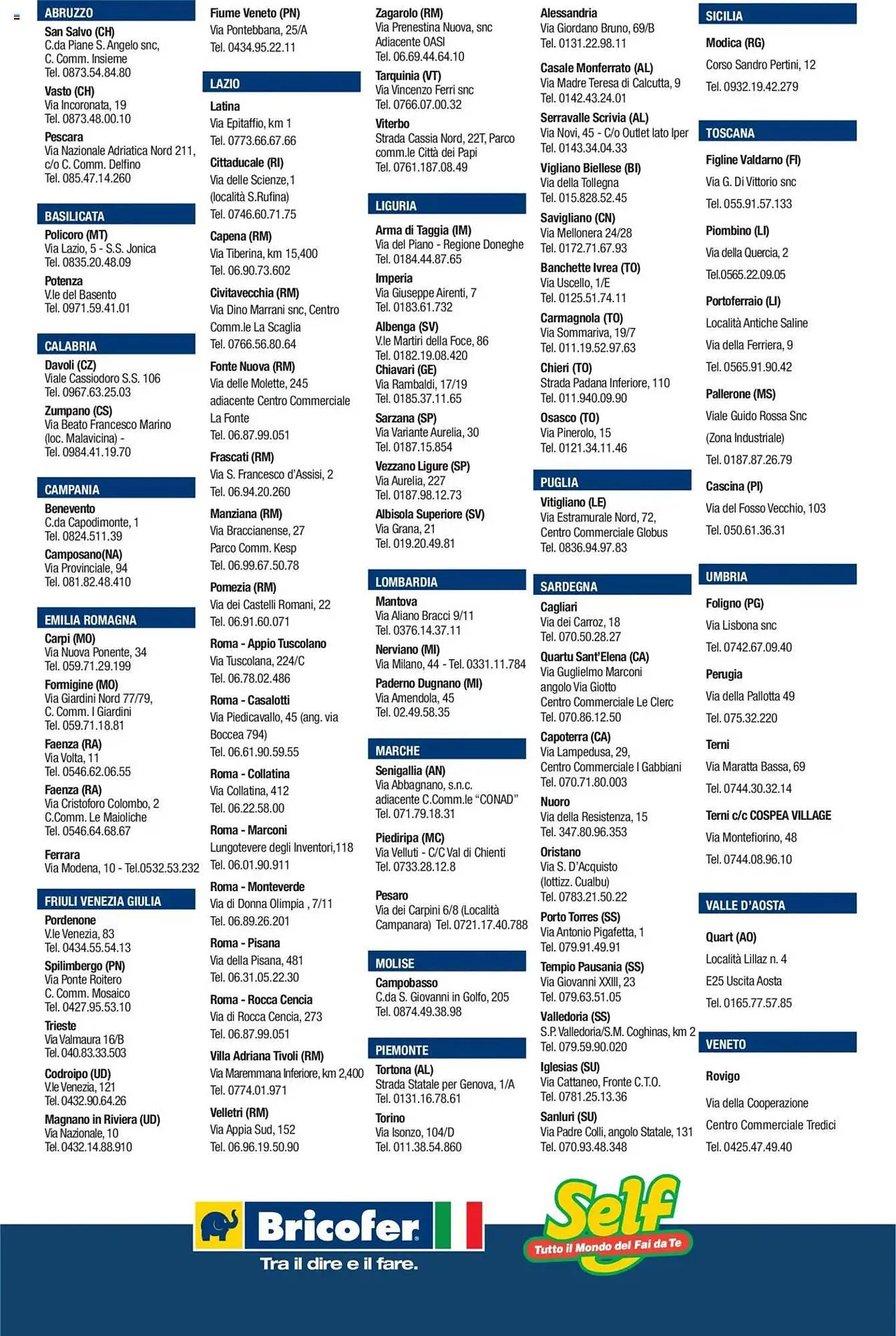 Volantino Bricofer da 27 maggio a 30 settembre di 2025 - Pagina del volantino 124