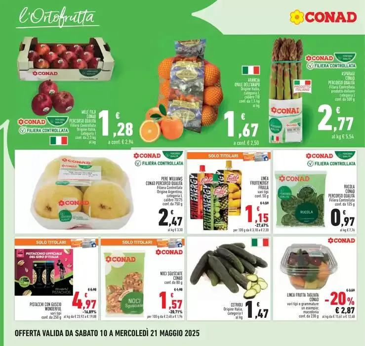 RIAPERTURA CONAD OLBIA da 10 maggio a 21 maggio di 2025 - Pagina del volantino 8