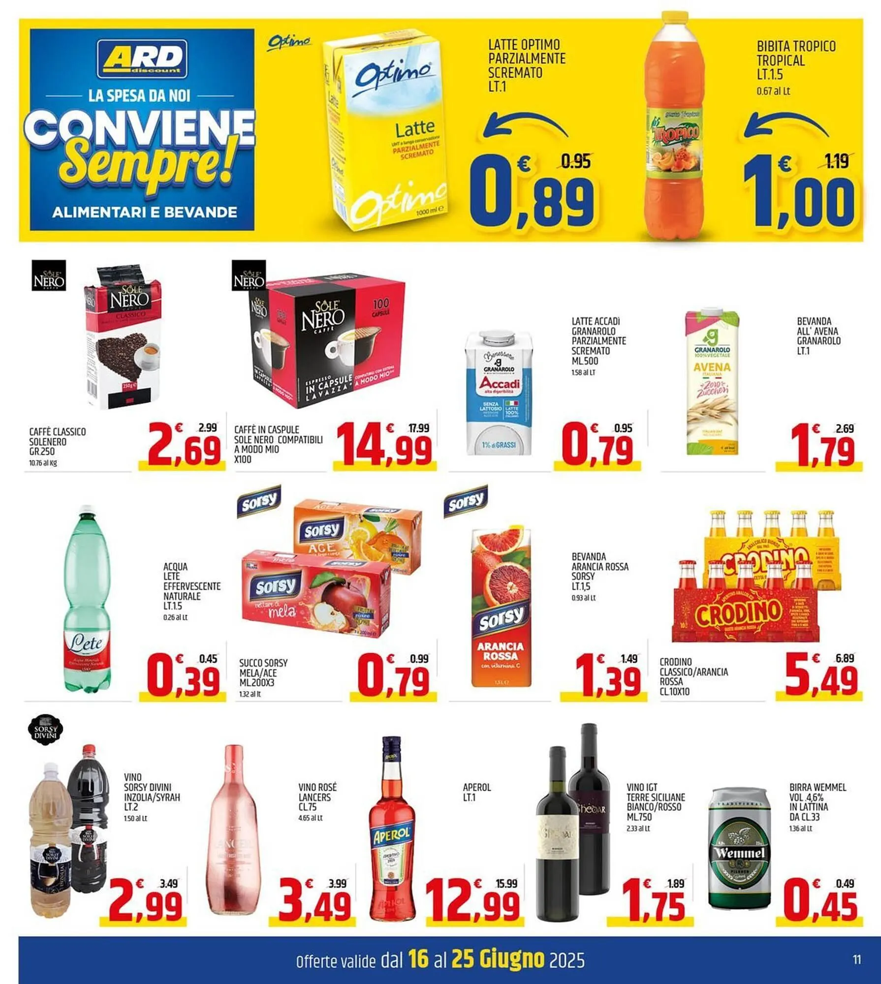 Volantino Ard Discount da 16 giugno a 25 giugno di 2025 - Pagina del volantino 11