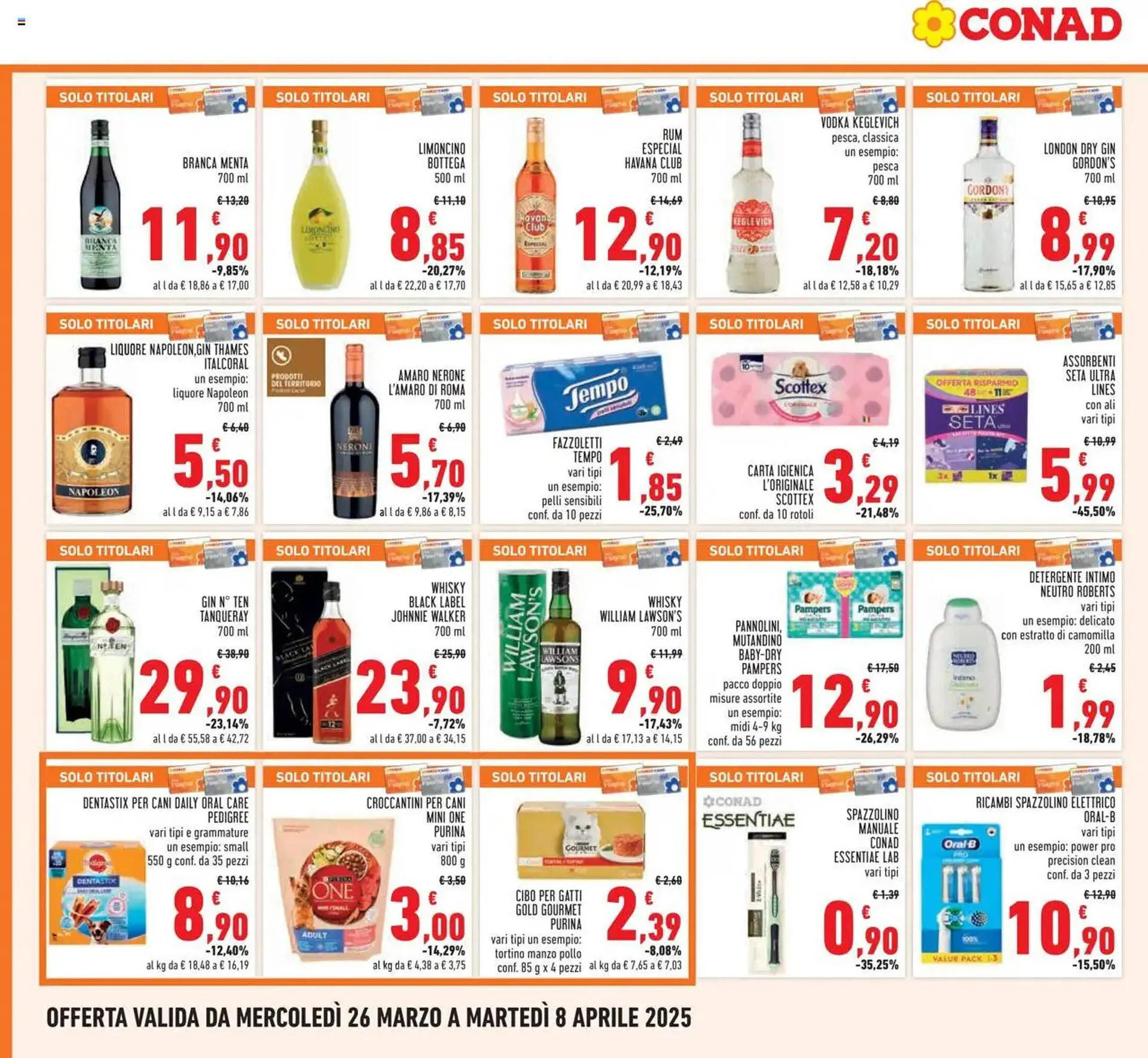 Volantino Conad da 26 marzo a 8 aprile di 2025 - Pagina del volantino 20