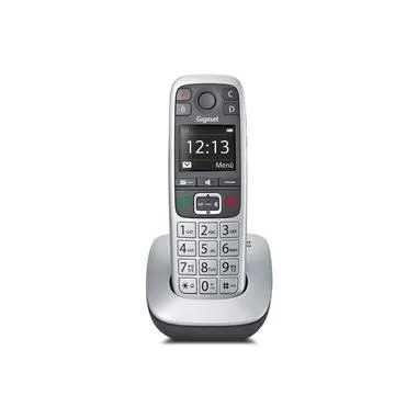 Gigaset E 560 Telefono DECT Nero, Argento Identificatore di chiamata