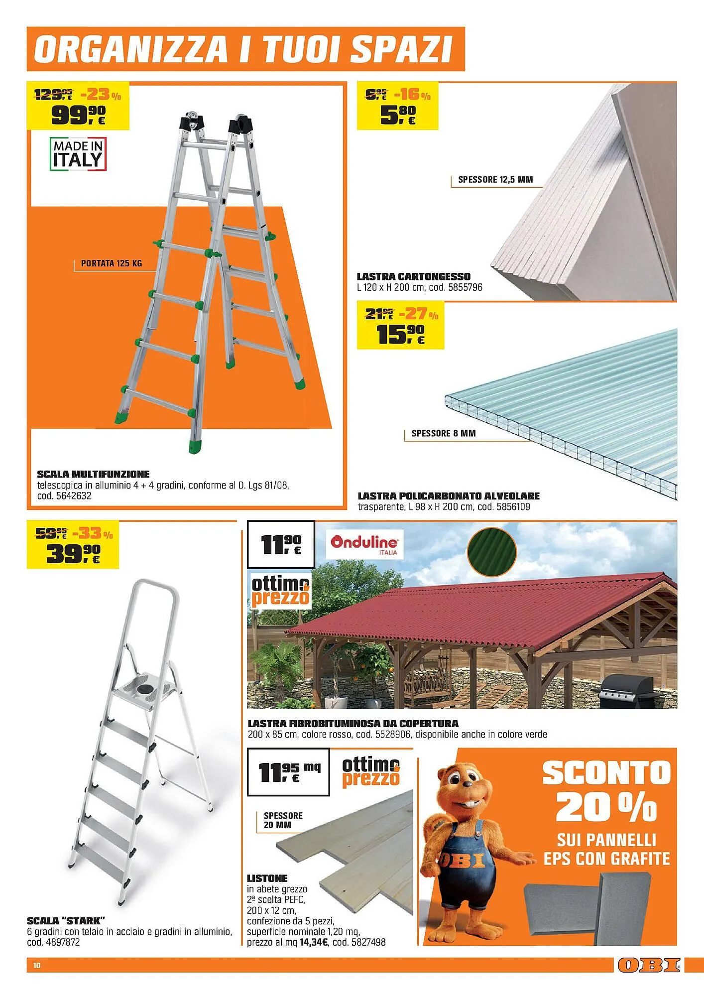 Volantino OBI da 1 ottobre a 26 ottobre di 2025 - Pagina del volantino 10