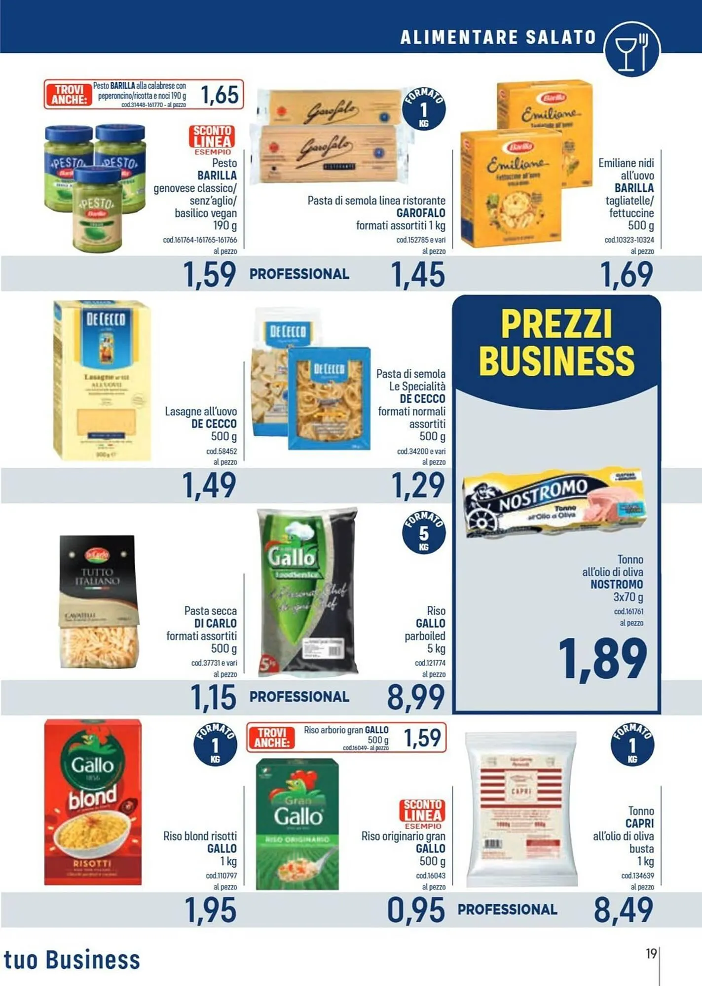 Volantino Talento Professional Store da 22 dicembre a 4 gennaio di 2026 - Pagina del volantino 19