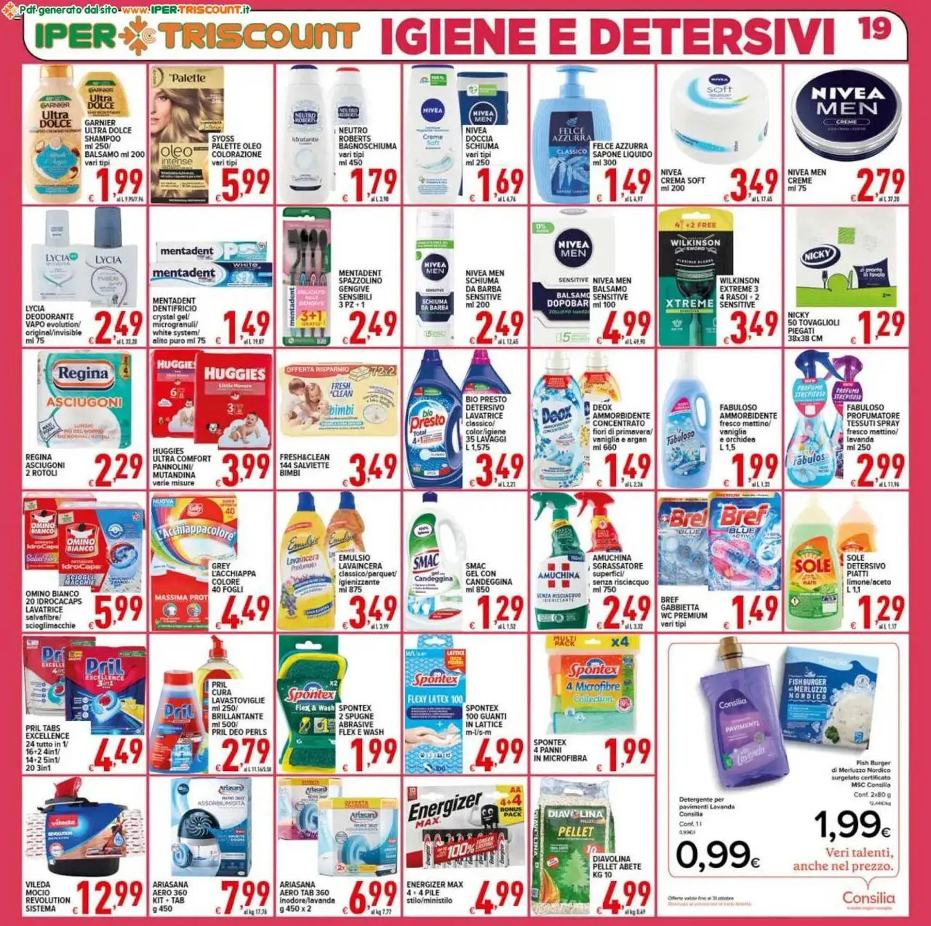 Volantino Iper Triscount da 17 ottobre a 28 ottobre di 2025 - Pagina del volantino 19