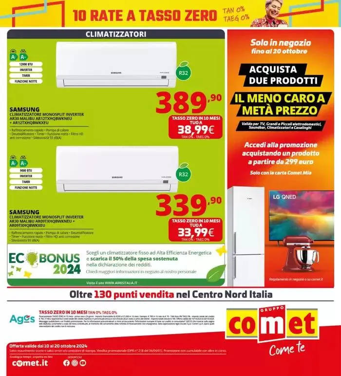 10 rate a tasso zero da Comet! da 10 ottobre a 20 ottobre di 2024 - Pagina del volantino 37