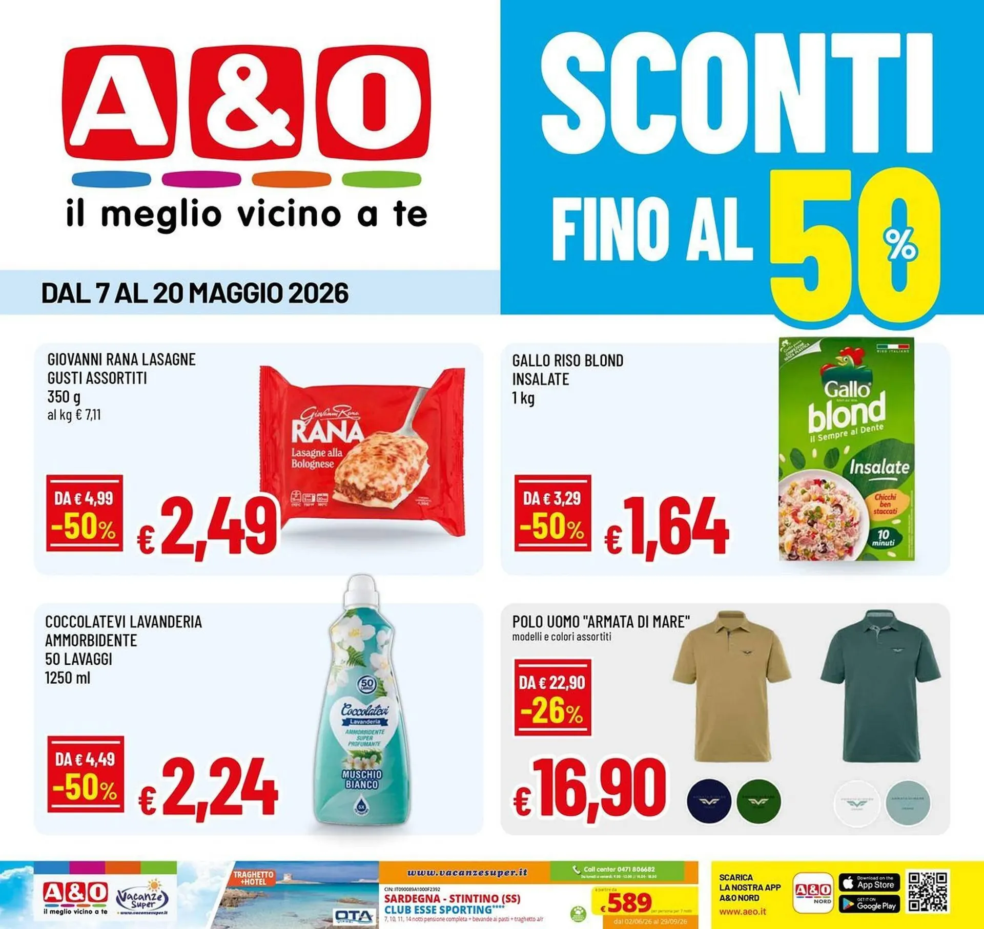Volantino A&O da 7 maggio a 20 maggio di 2026 - Pagina del volantino 1