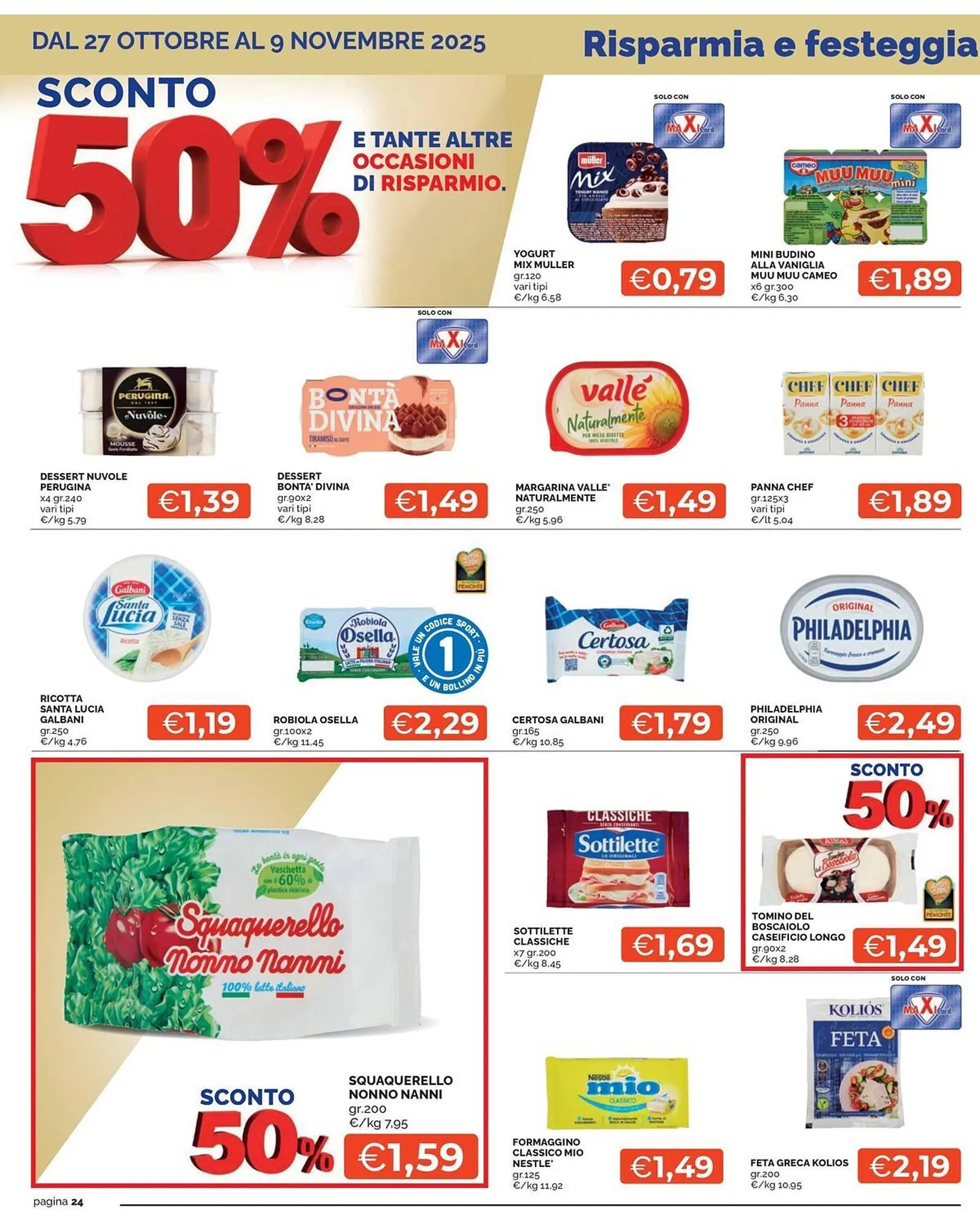 Volantino Maxisconto da 27 ottobre a 9 novembre di 2025 - Pagina del volantino 24