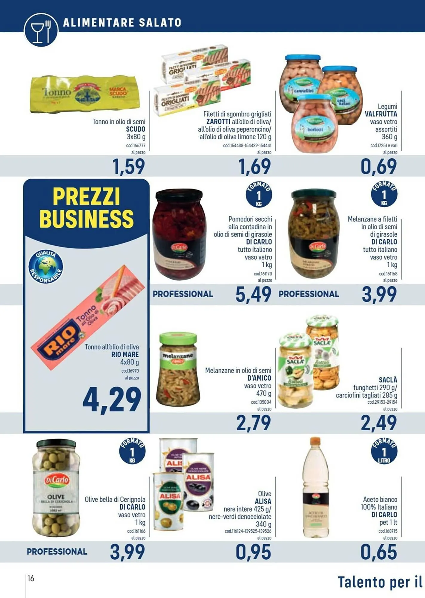 Volantino Talento Professional Store da 25 marzo a 7 aprile di 2024 - Pagina del volantino 16
