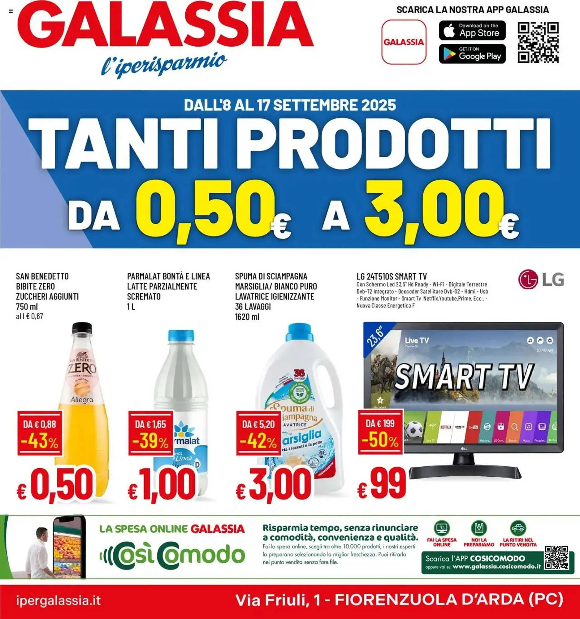 Volantino Galassia da 8 settembre a 17 settembre di 2025 - Pagina del volantino 1