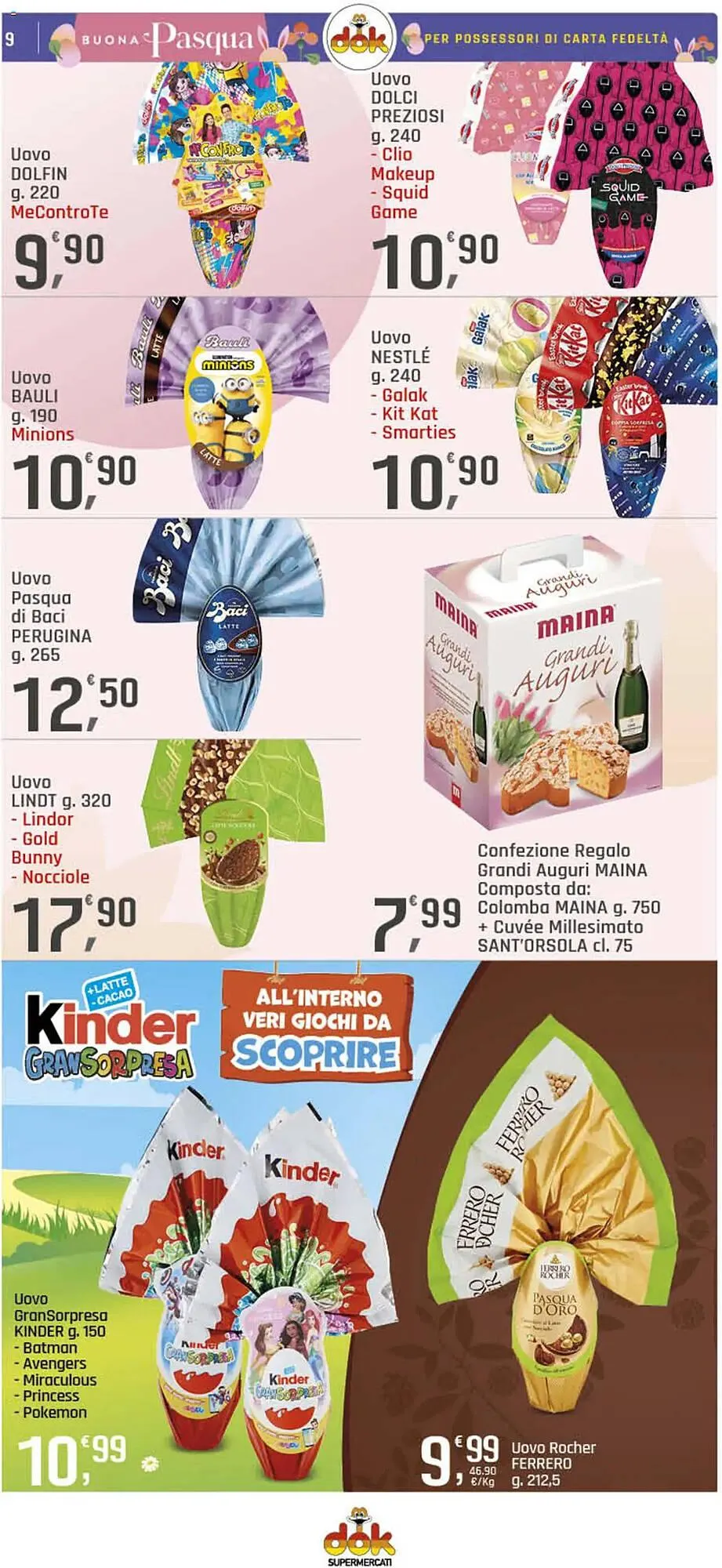 Volantino Supermercati Dok da 10 aprile a 19 aprile di 2025 - Pagina del volantino 9