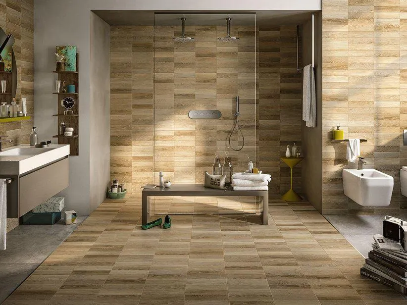 Piastrella Faubourg Chene 2a Scelta 7X28 Gres Effetto Legno Naturale Corda