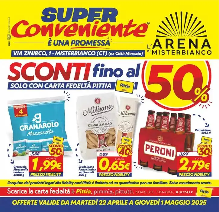 Scnti fino al 50% da 22 aprile a 1 maggio di 2025 - Pagina del volantino 1