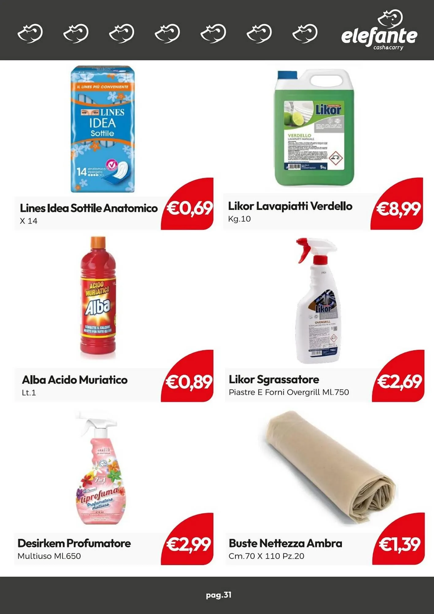 Volantino Elefante Cash & Carry da 14 maggio a 24 maggio di 2026 - Pagina del volantino 32