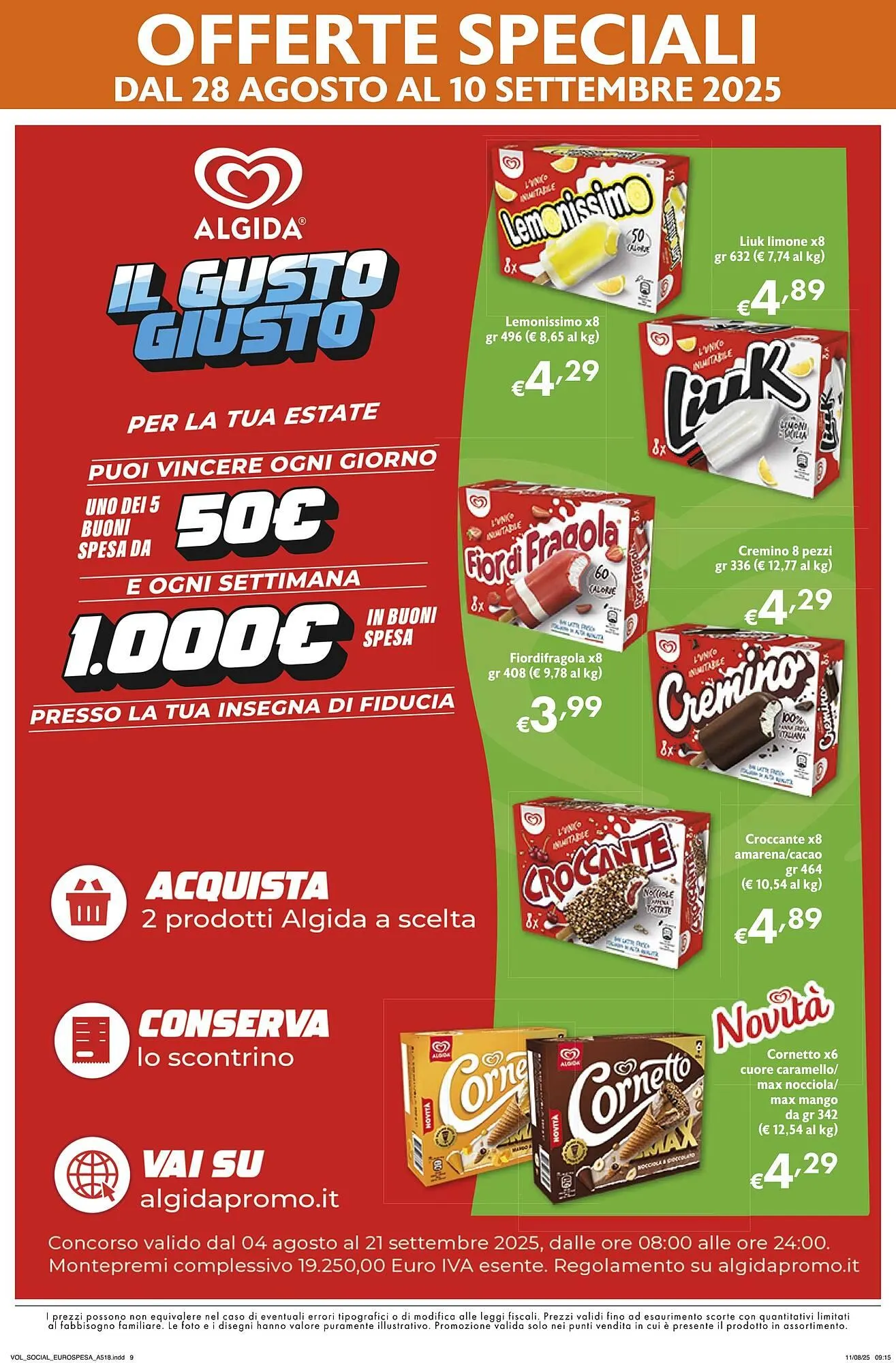 Volantino Eurospesa da 28 agosto a 10 settembre di 2025 - Pagina del volantino 9