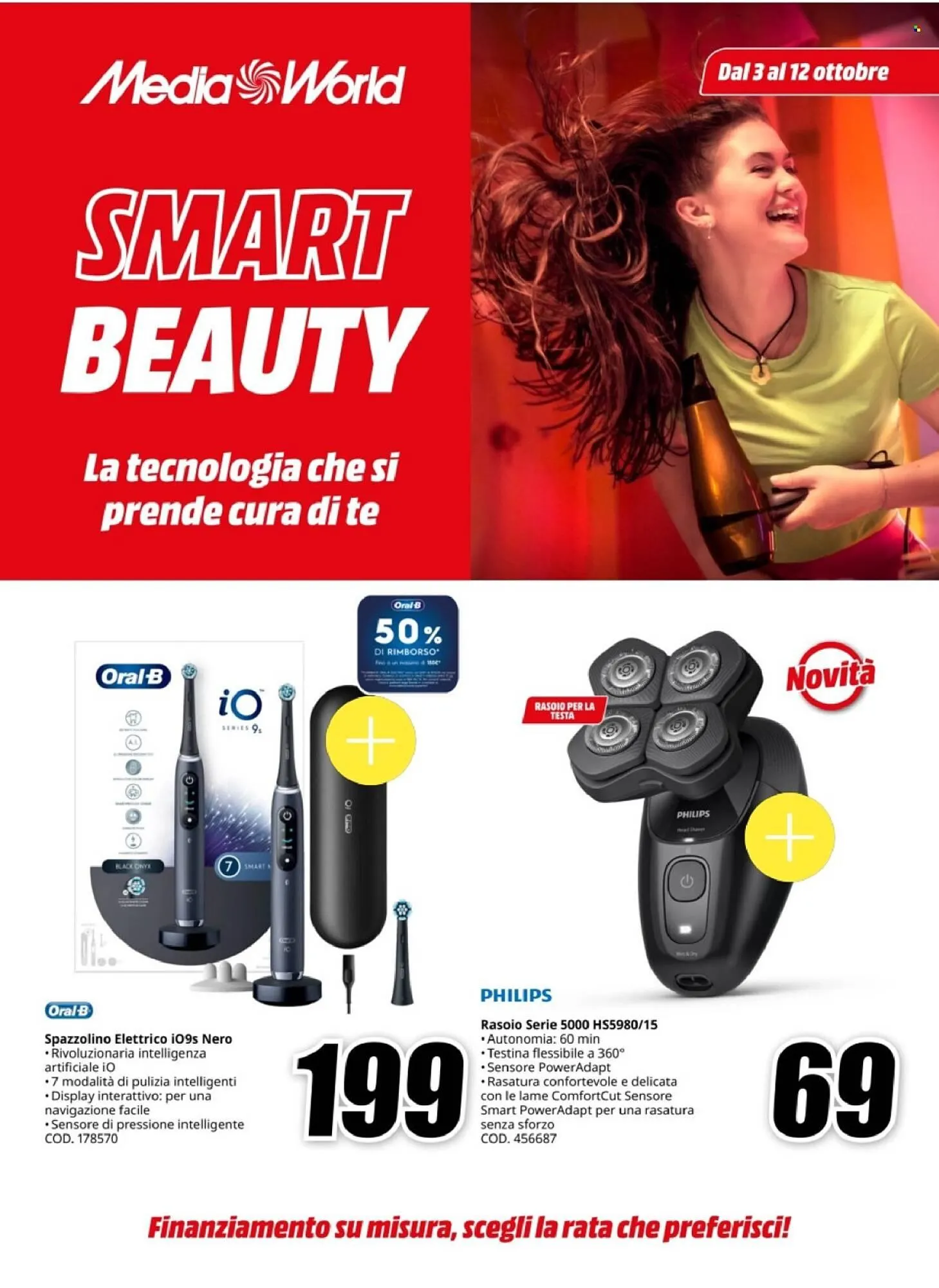Volantino MediaWorld da 3 ottobre a 12 ottobre di 2025 - Pagina del volantino 1