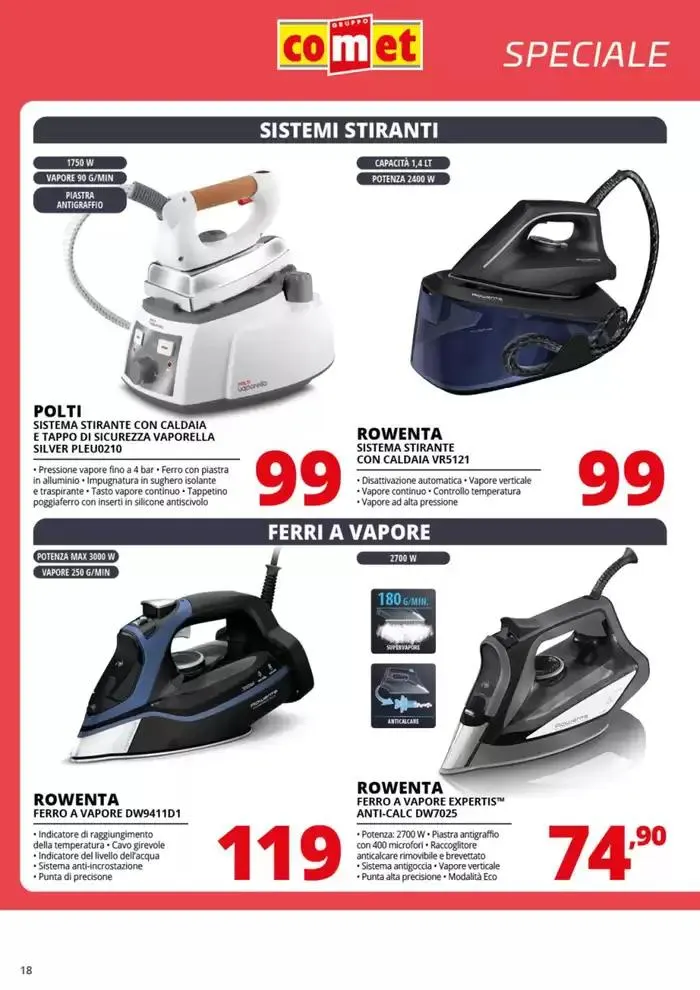 Speciale Piccoli Elettrodomestici  da 7 marzo a 19 marzo di 2025 - Pagina del volantino 18