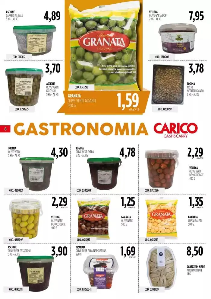 Offerte Carico Cash & Carry  da 24 ottobre a 6 novembre di 2024 - Pagina del volantino 8