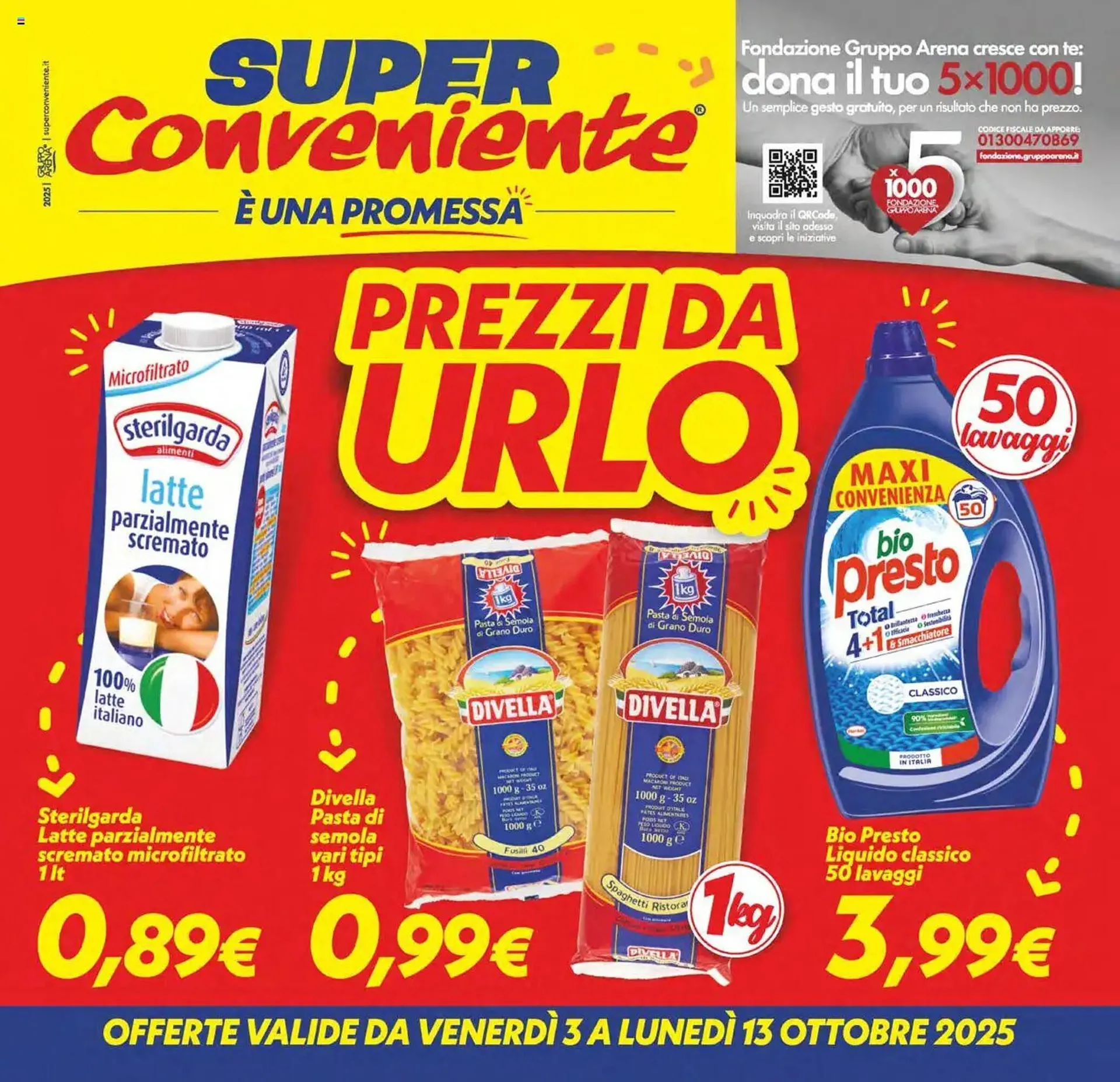 Volantino Iper Super Conveniente da 3 ottobre a 13 ottobre di 2025 - Pagina del volantino 1