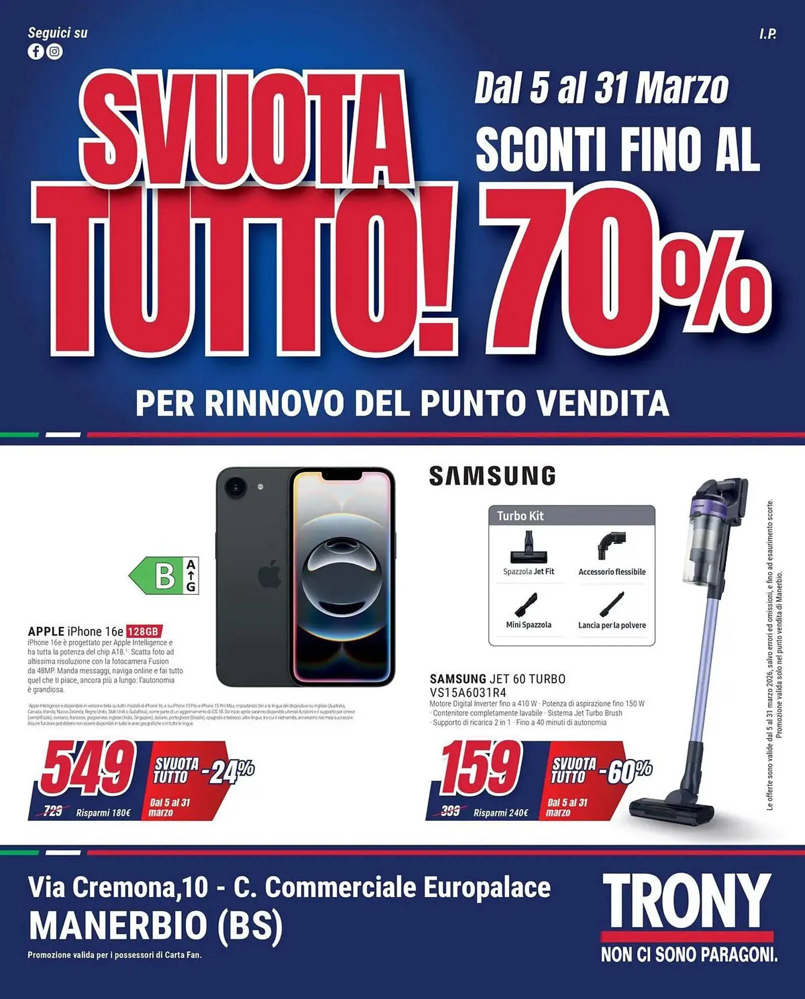 Volantino Trony - 1