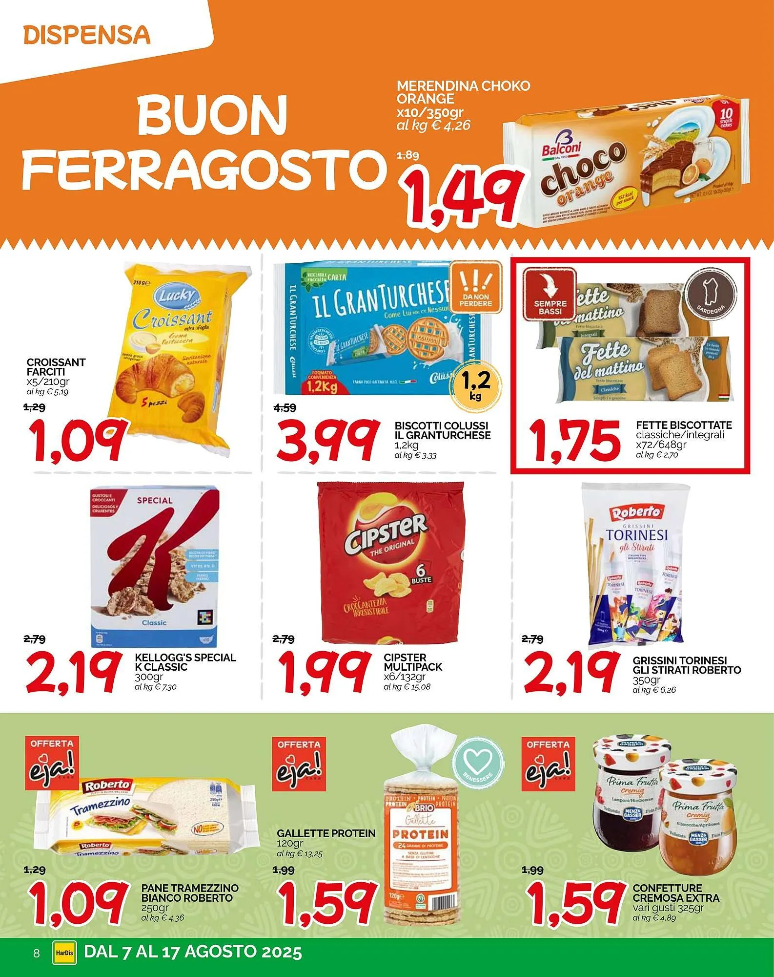 Volantino Hardis da 7 agosto a 17 agosto di 2025 - Pagina del volantino 8