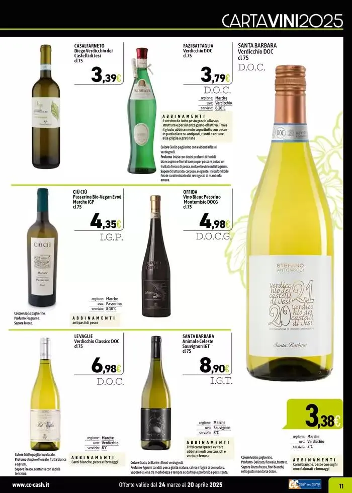 CARTA VINI 2025 da 24 marzo a 20 aprile di 2025 - Pagina del volantino 11