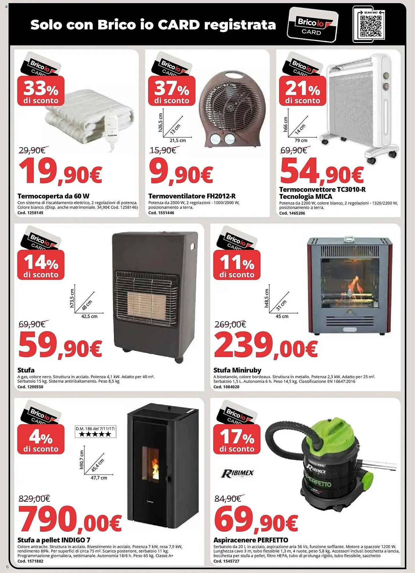 Volantino Brico Io da 6 dicembre a 24 dicembre di 2025 - Pagina del volantino 6