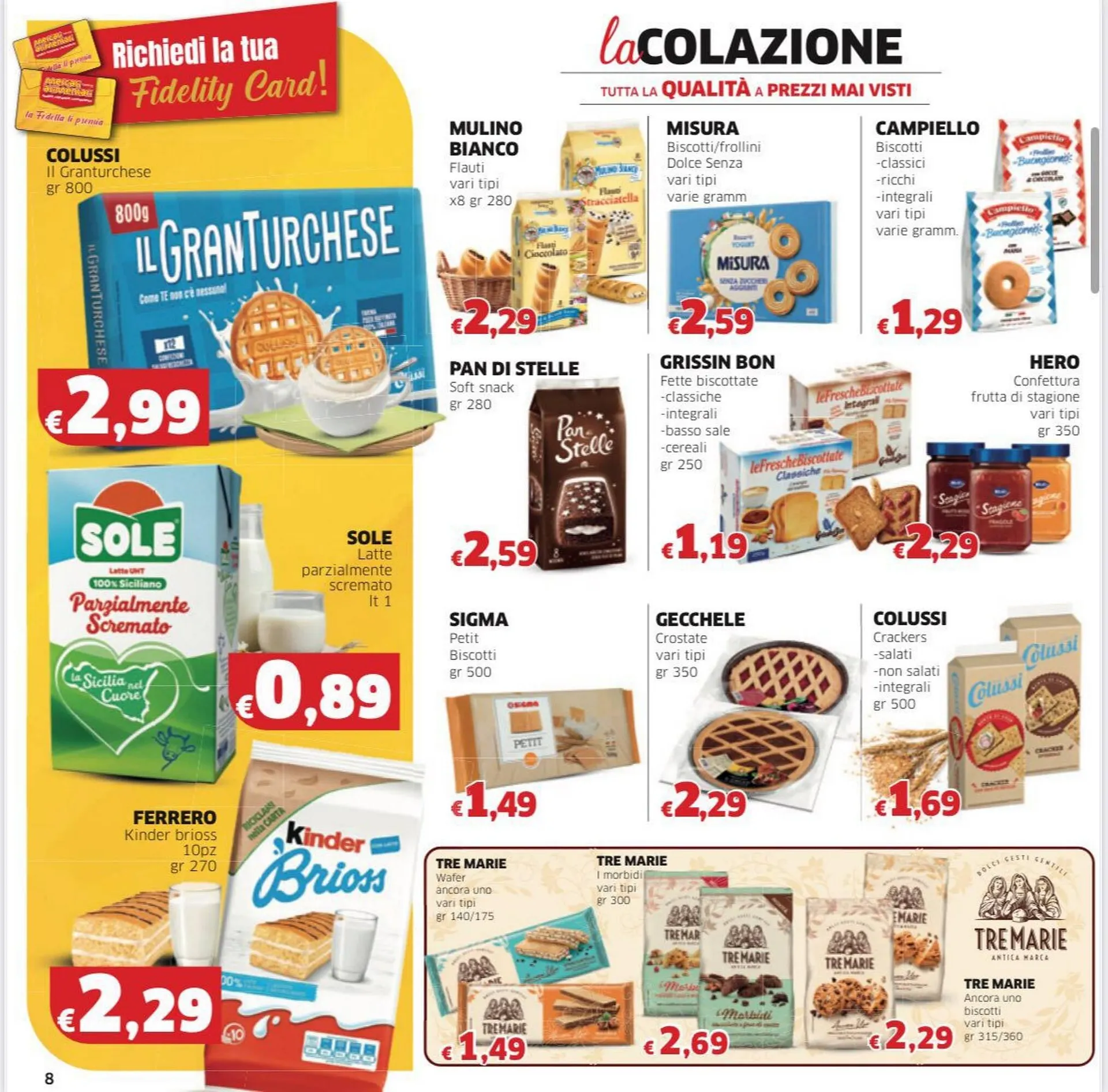 Volantino Mercati Alimentari da 25 settembre a 8 ottobre di 2025 - Pagina del volantino 8