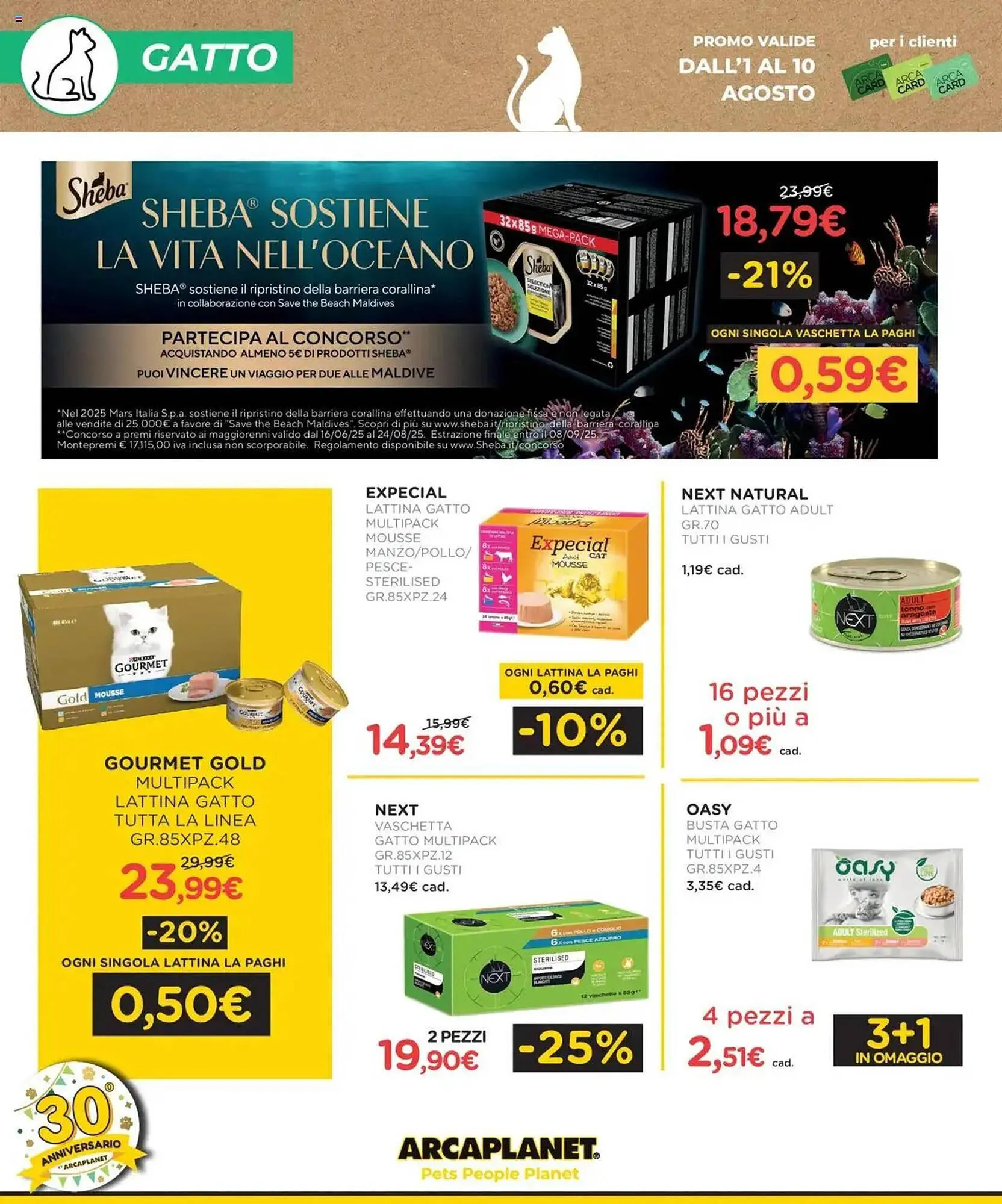 Volantino Arcaplanet da 1 agosto a 10 agosto di 2025 - Pagina del volantino 12