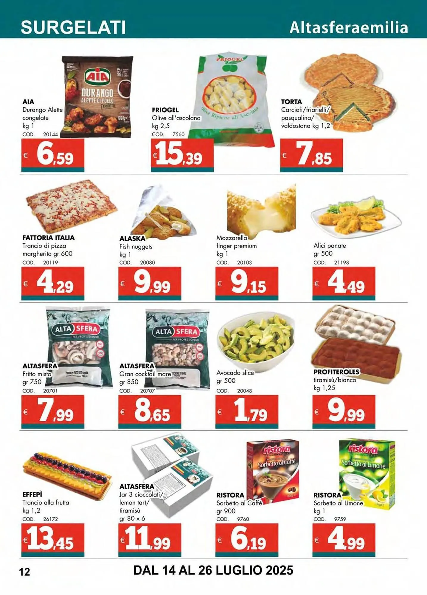 Volantino Altasfera da 14 luglio a 26 luglio di 2025 - Pagina del volantino 12